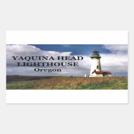Adesivo Retangular Yaquina Head Lighthouse, Oregon