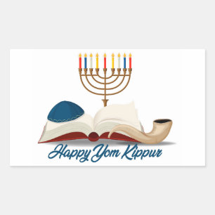 Adesivo Retangular Yom Kippur