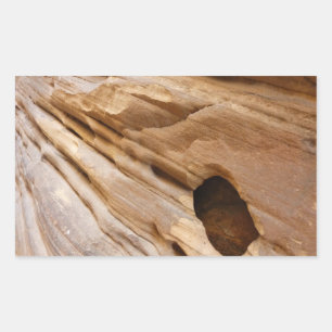Adesivo Retangular Zion Canyon Wall I Abstrato Natureza Fotografia