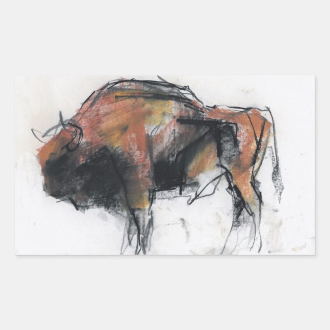 Adesivo Retangular Zubre Bialowieza (Frente)