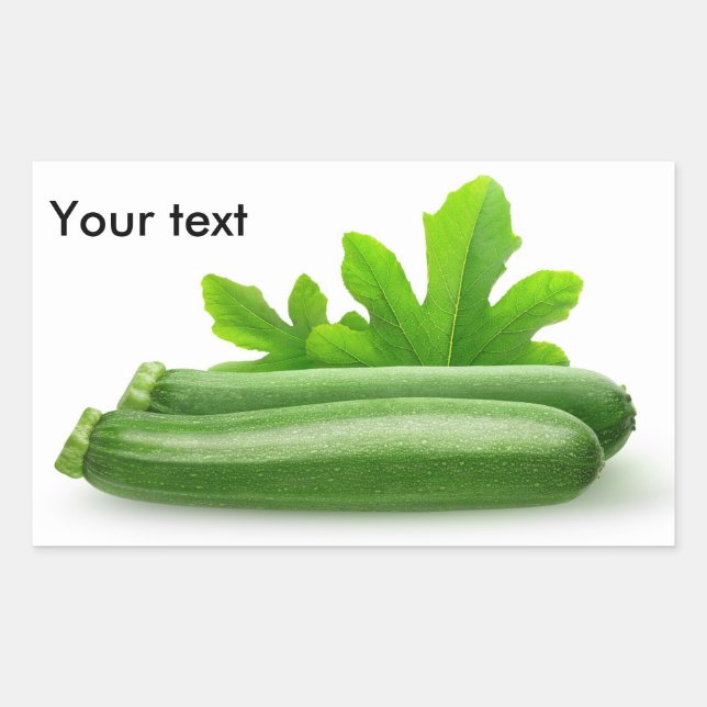 Adesivo Retangular Zucchini (Frente)