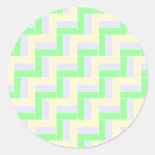 Adesivo Retângulos de Pastel Linhas Brancas Padrão