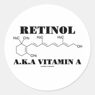 Adesivo Retinol A.K.A. Vitamina A (Molécula De Retinol)