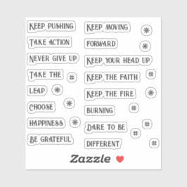 Adesivo Retirando Palavras e Frases do Diário