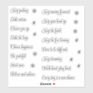 Adesivo Retirando Palavras e Frases do Diário