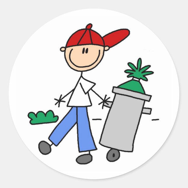 Adesivo Retirar O Vetor De Lixo (Frente)