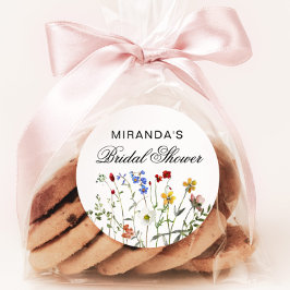 Adesivo Retorno de Chá de panela de flor selvagem minimali