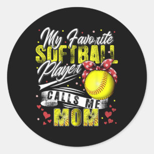 Adesivo Retrair Meu Jogador De Softball Favorito Me Liga M