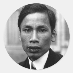 Adesivo Retrato 1921 de Ho Chi Minh Nguyen Ai Quoc