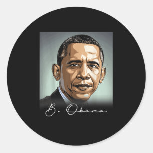 Adesivo Retrato Barack Obama Presidente Patriótico