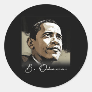 Adesivo Retrato Barack Obama Presidente Patriótico