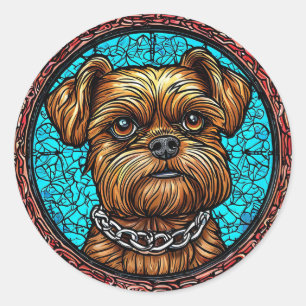 Adesivo Retrato bonito para cães