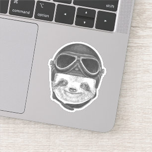 Adesivo Retrato Da Lama Capacete Vintage