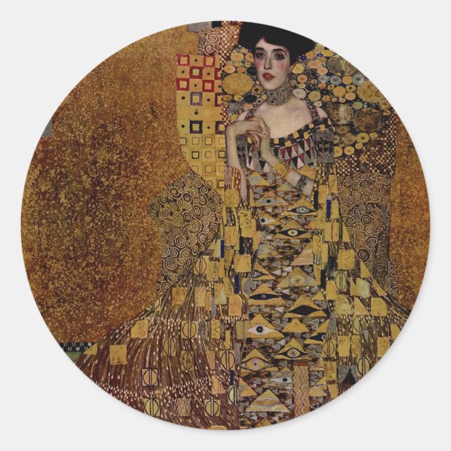 Adesivo Retrato de Adele Bloch-Bauer I (Frente)