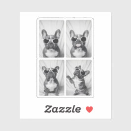 Adesivo Retrato de Bulldog Francês