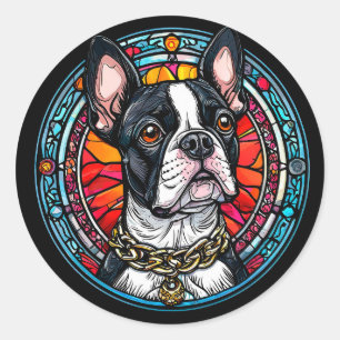 Adesivo Retrato de cachorro fofo