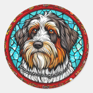 Adesivo Retrato de cachorro fofo