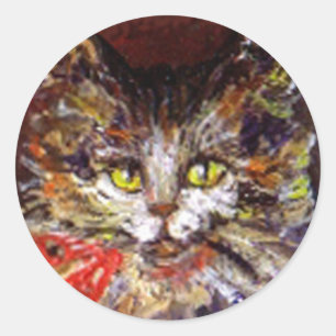 ADESIVO RETRATO DE GATINHO