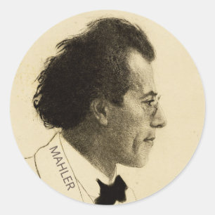 Adesivo Retrato de Gustav Mahler (1902)