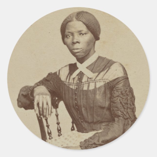 Adesivo Retrato de Harriet Tubman | 1868-69 (Frente)