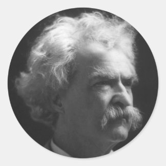 Adesivo Retrato de Mark Twain