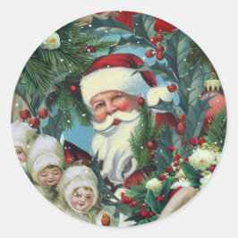 Adesivo Retrato de Natal Vitoriano