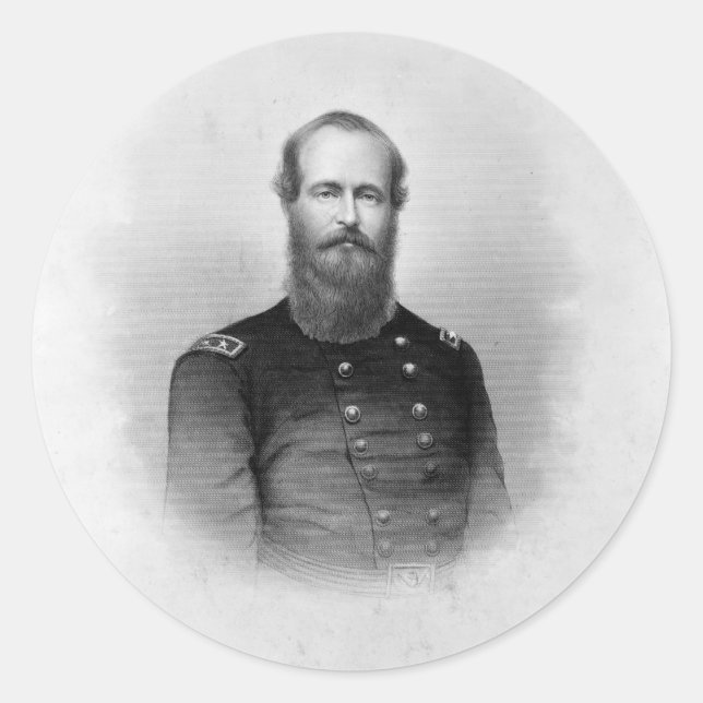 Adesivo Retrato de Ulysses S. Grant (Frente)