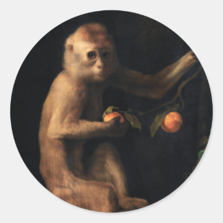 Adesivo Retrato de um macaco