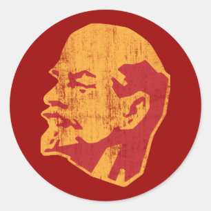 Adesivo retrato de vladimir lenin cccp