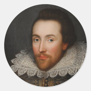 Adesivo Retrato de William Shakespeare Cobbe cerca de 1610