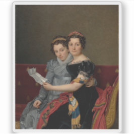 Adesivo Retrato de Zénaïde e Charlotte Bonaparte
