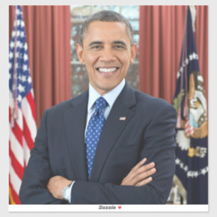 Adesivo Retrato do Gabinete Oval, Obama Barack Presidente