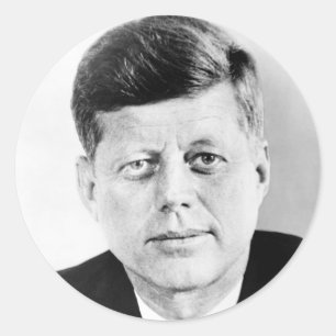 Adesivo Retrato do Presidente John F Kennedy