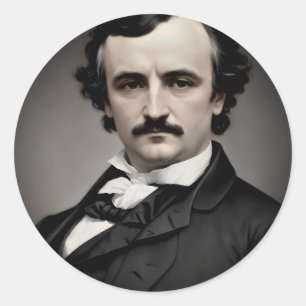 Adesivo Retrato Original Edgar Allan Poe