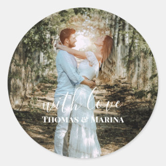 Adesivo Retrato personalizado de caligrafia moderna