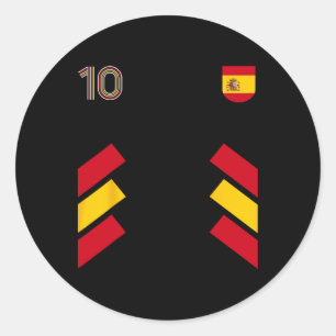 Adesivo Retro10 Espanha Futebol Espanha Futebol Bandeira d