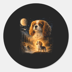 Adesivo Retrô anos 90 cavalier king charles spaniel uivand