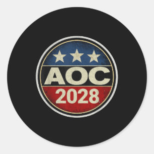 Adesivo Retro Aoc 2028 Combater O Protesto Oligarchy Resis