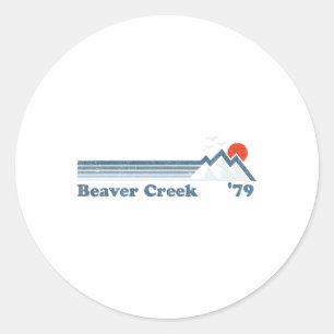 Adesivo Retro Beaver Creek Estância de Esqui Colorado Snow