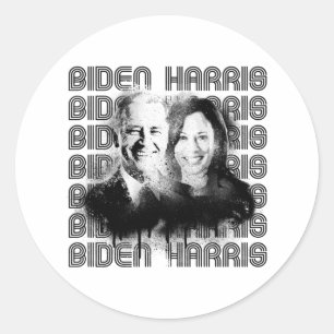 Adesivo Retro Biden Harris Pride