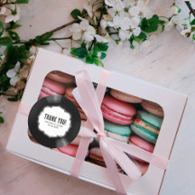 Retro Black & White Vinyl Record Casamento Obrigad