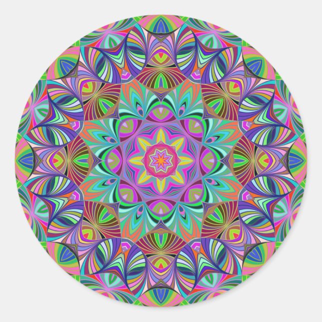 Adesivo Retro Bliss Mandala (Frente)