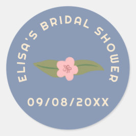 Adesivo Retro Boho Diversão Floral CHAVE Bridal Shower