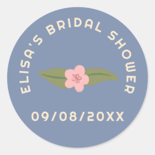 Adesivo Retro Boho Diversão Floral CHAVE Bridal Shower