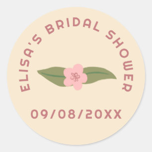 Adesivo Retro Boho Diversão Floral CHUVEIRO DE NOIVA PERSO