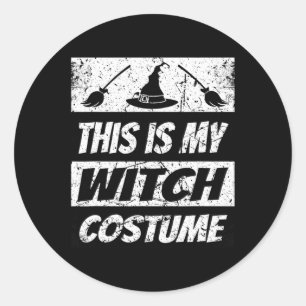 Adesivo Retro Bruxa Correspondente de Halloween Spook
