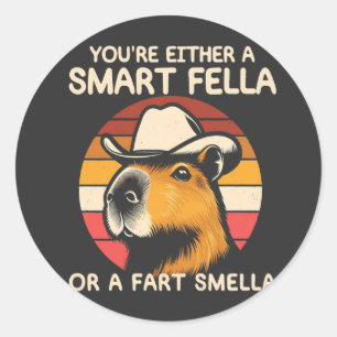 Adesivo Retro Capybara