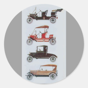 Adesivo RETRO CARS 2 - Automóvel de reparação automáti