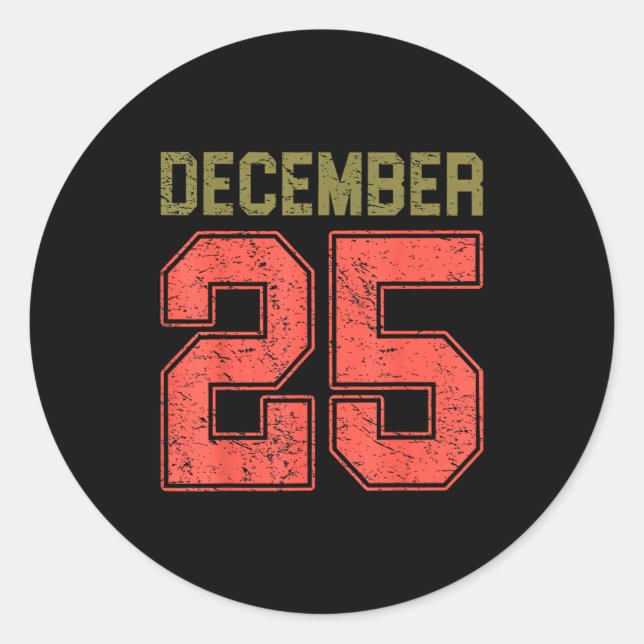 Adesivo Retro Christmas Shirts Men Women December 25 Xmas  (Frente)