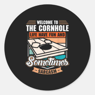 Adesivo Retro Cornhole